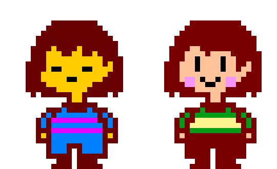 [9664c4] Chara&Frisk