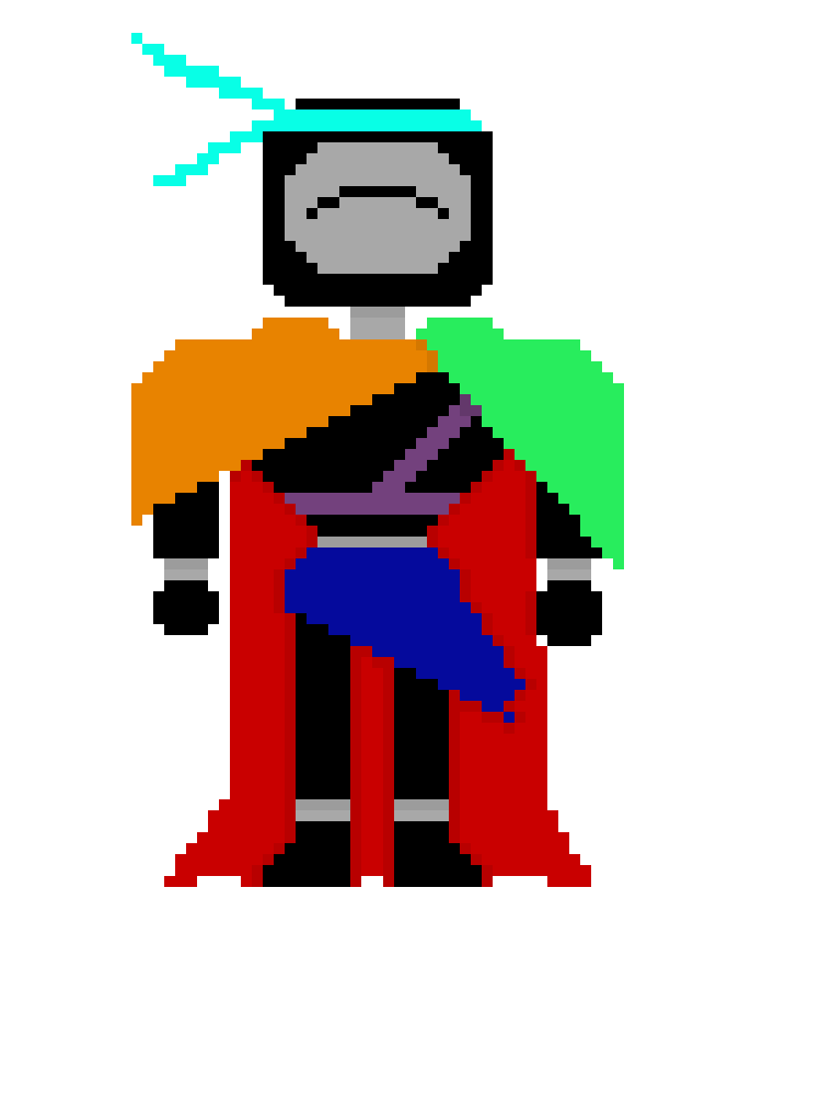 [2fcb16] *He chills in his abandoned base*
