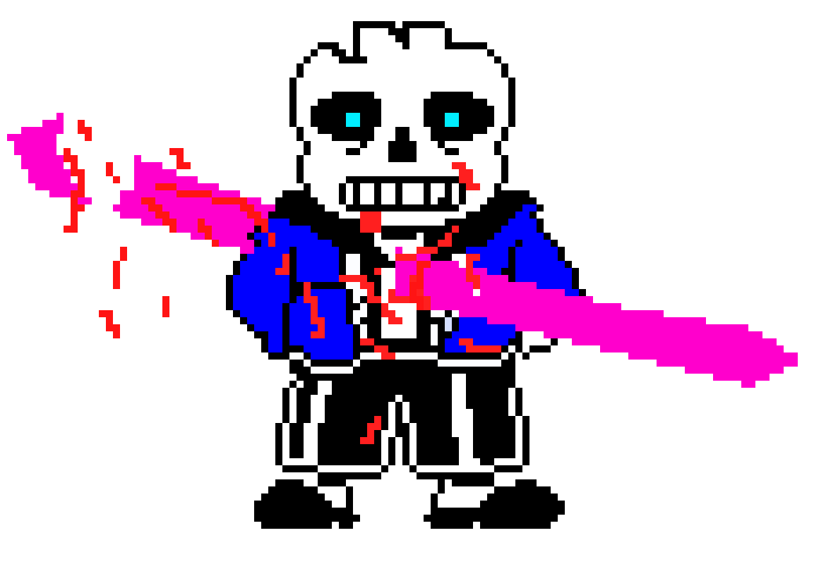 [9664c4] Dead Glitchtale sans