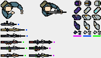 [32f54e] Custom Player Sprite For Top-Down-Shooter