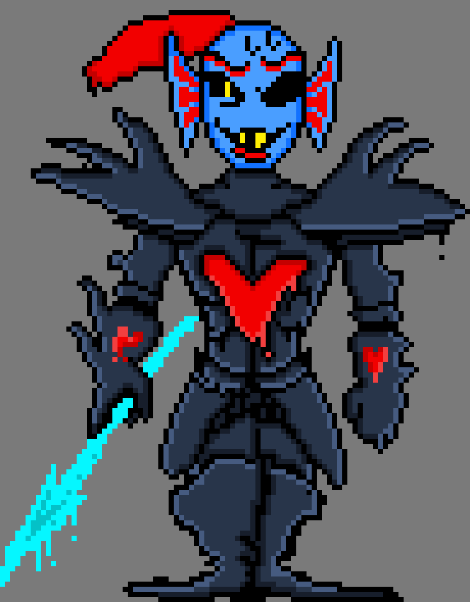 Undertale Undyne The Undying Melt 1 (colored)