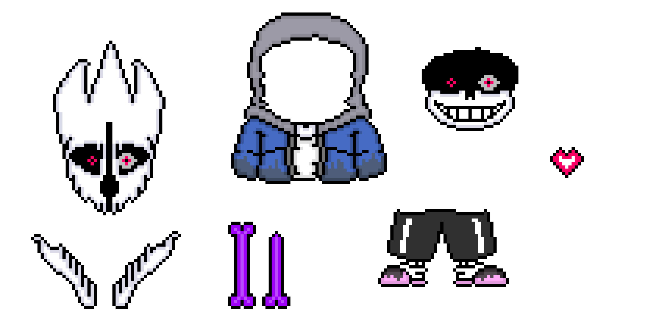 [bdbf78] GRAYSCALE Dust sans/Dusttale: greyscale-hhs
