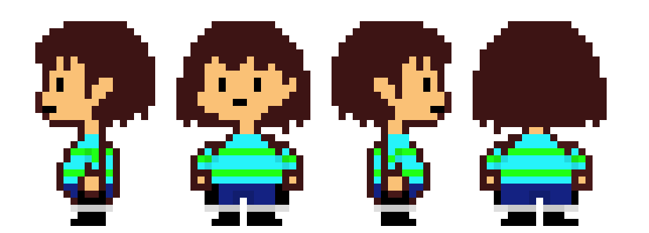 [9664c4] The Ninth Human Sprites-no walking
