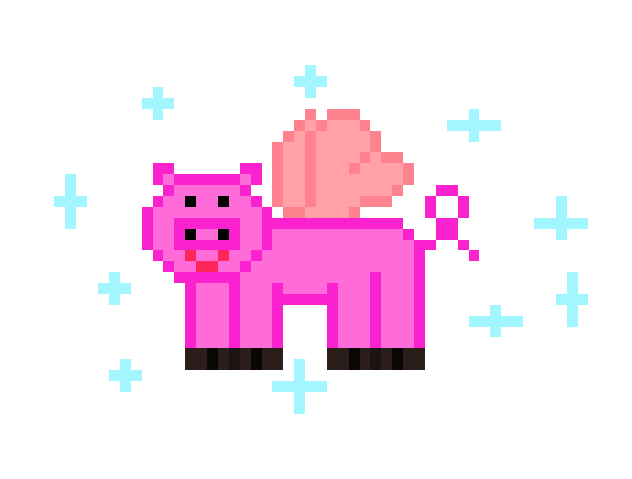 [9664c4] Pixel Pixie Pig