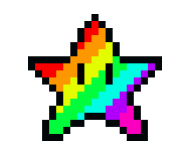 [1d2498] Rainbow Star 2
