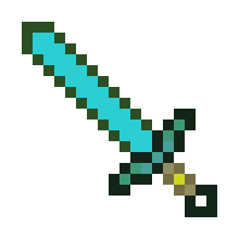 [9664c4] Minecraft Diamond Sword