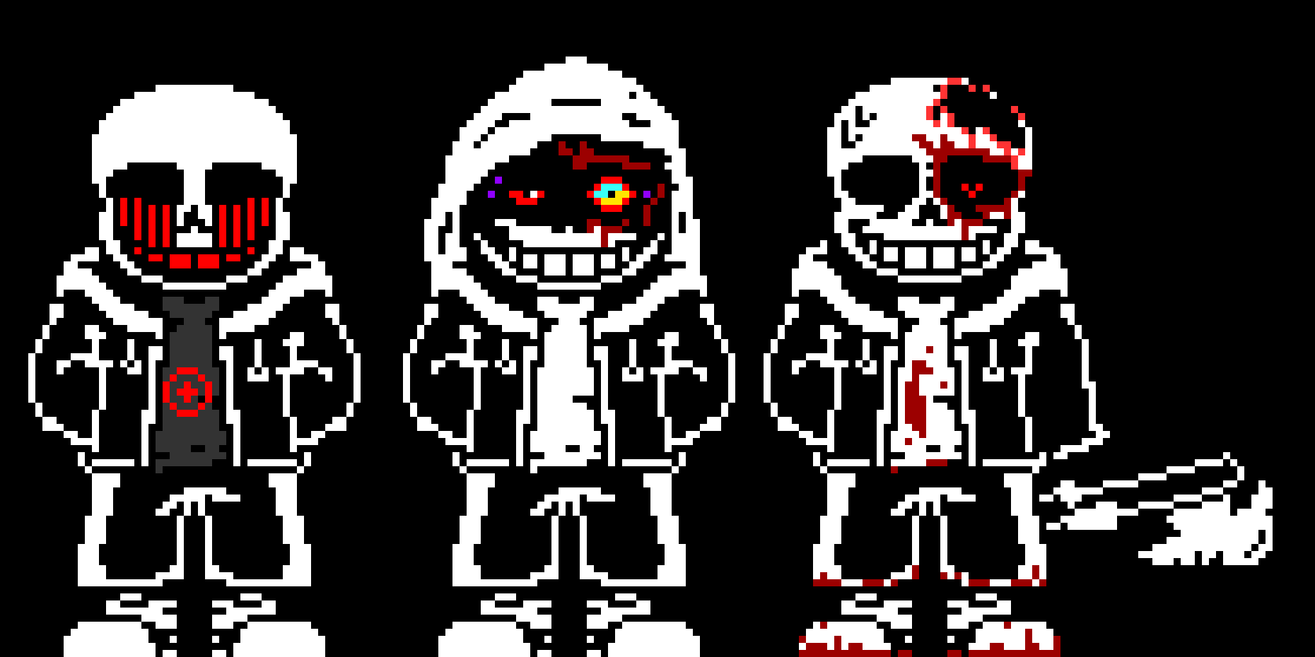 [2fbf6b] *they walk out from behind him, which seems impossible* You wanna have a, MAD TIME? -Helix (Murder Time Trio Remastered)