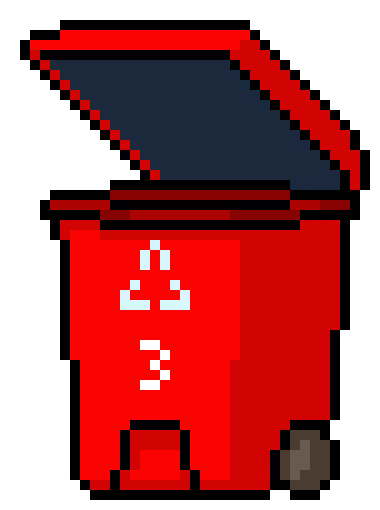 [3c878f] red-trash-can