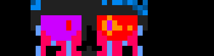 [2f40b1] *Beams come from above and below as you hurdled through the air*