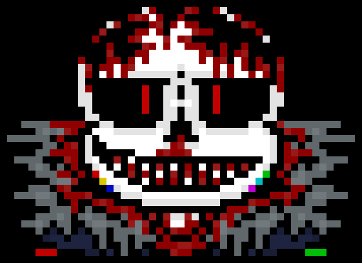 [57dac4] well, even though im back to no blasters like the good old Horror days, i can still beat ya *dodging them as he summons his axe and throws it at them*