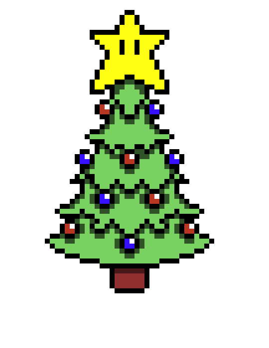 [9664c4] mario christmas tree