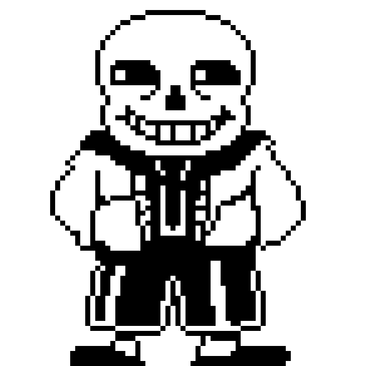 Blank Template (Model: Sans Sprite w/tie)