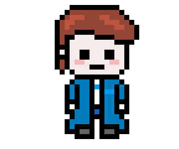 [6c4daa] danganronpa pixel sprite base
