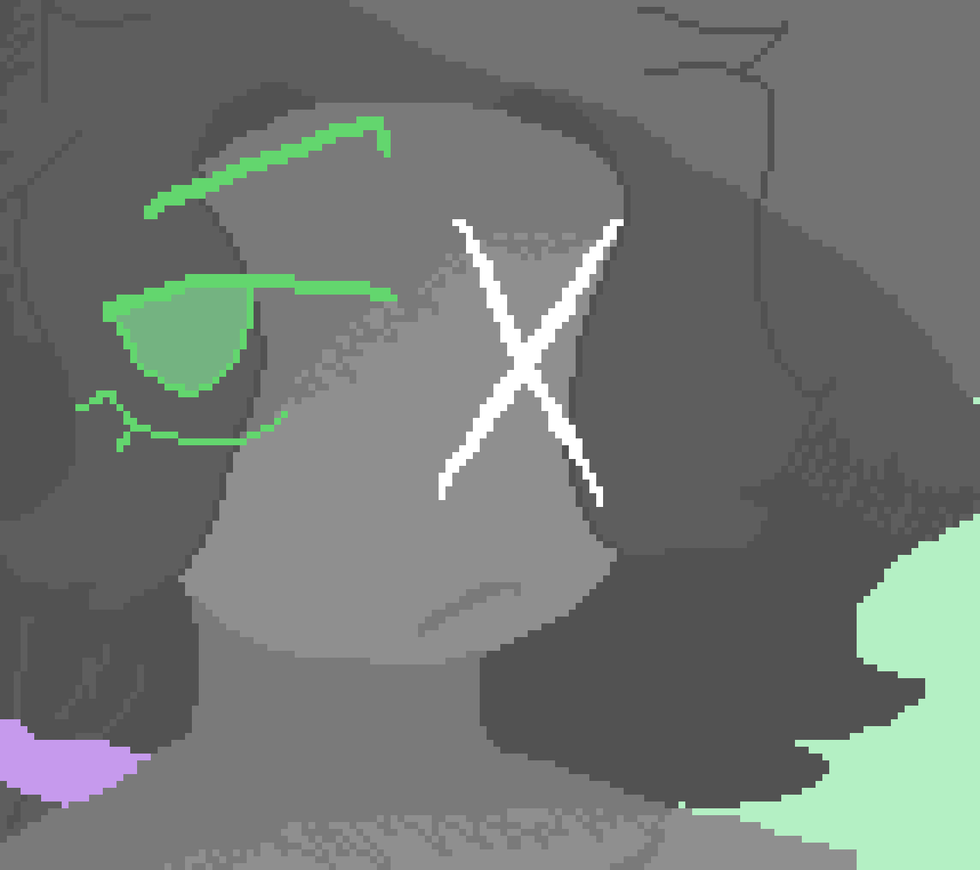 [dfd87c] if  Xenoxx  wasnt colorblind, it's eye would be a solid green. actually  it would have color, too. but if  Xenoxx could see another  color only, it's  eye would probably be that color