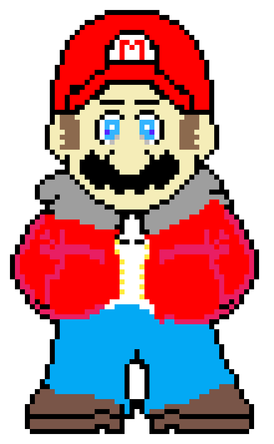 Undertoad Mario Pixel Art For Minecraft