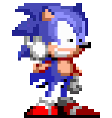 [56891f] S1 Sonic Sprite Remake! {Victory Scared}