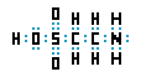 [9664c4] Taurine Lewis Dot