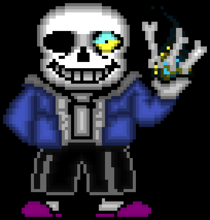 [670d58] Sans (Genocide-Bad Time) V2 (Both Eyes Open