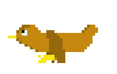 [fce987] bird(wings closed)
