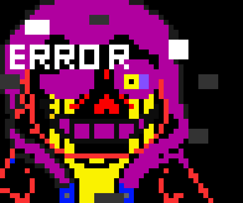 dustale error sans: [bloacks axe and gets cut in half instead]