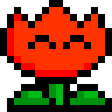 [9664c4] RetroFireFlowerPixelArt