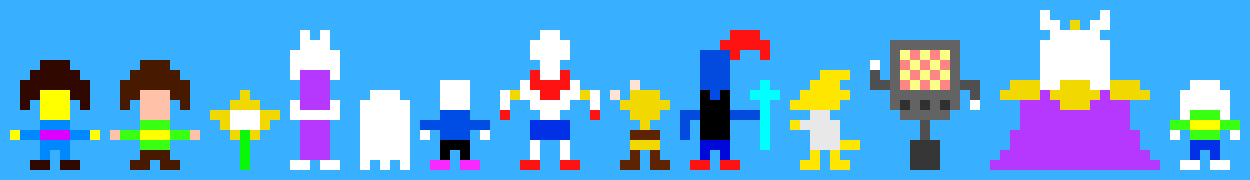 What UnderTale would look like if Toby Fox put ZERO effort into it.