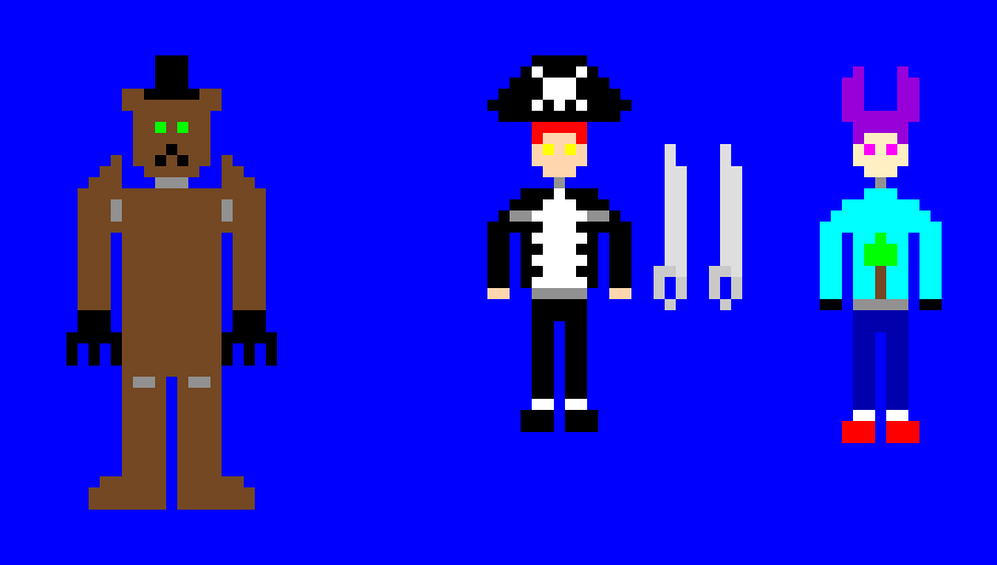 [315ab2] All : "Not to come out..." - Animatron-X {Fred, The Red Fox, Ban The Brawler, G.Fred}
