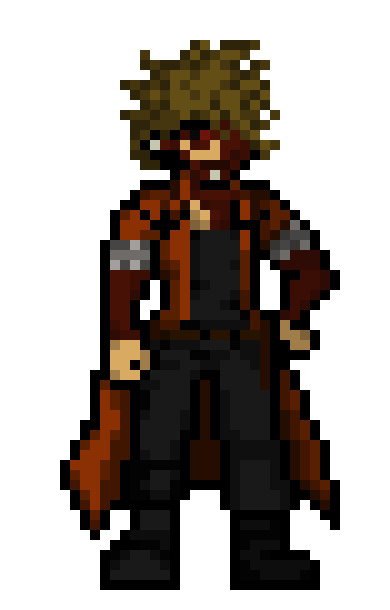 [6c26bc] Toro Llowalt/Scorcher - MHA Villain OC Idle Sprite