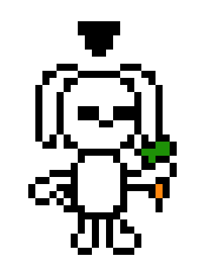 [9664c4] Pixel Irritated Bunny