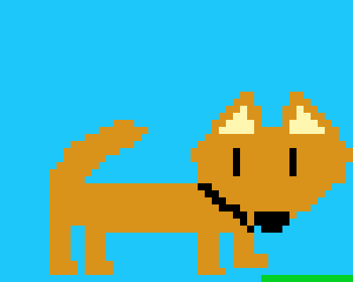 Pixel art rusty