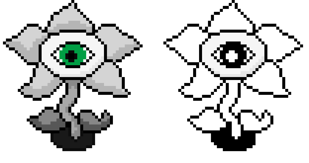 [9c149c] Flowey... (Horrortale)