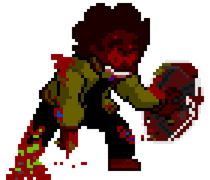 [494b86] FNF OC Bloodglitchified -  Bloodglitchified!Tristen Universe Idle Pose