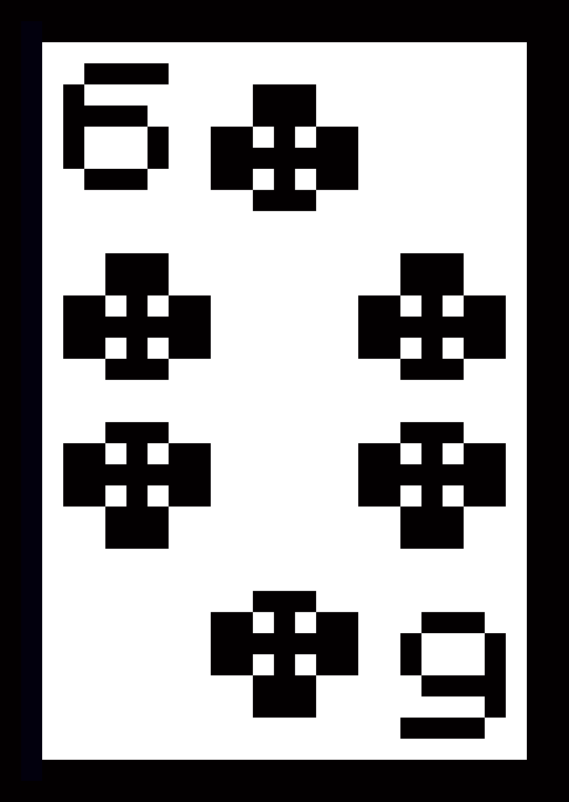 [e74500] 6 of Clubs