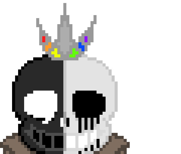 HERE FUCKING PROOF SHUT UP NOWhttps://hellverseundertale.fandom.com/wiki/King_Multiverse!Sans -King Multiverse (Cleetus)