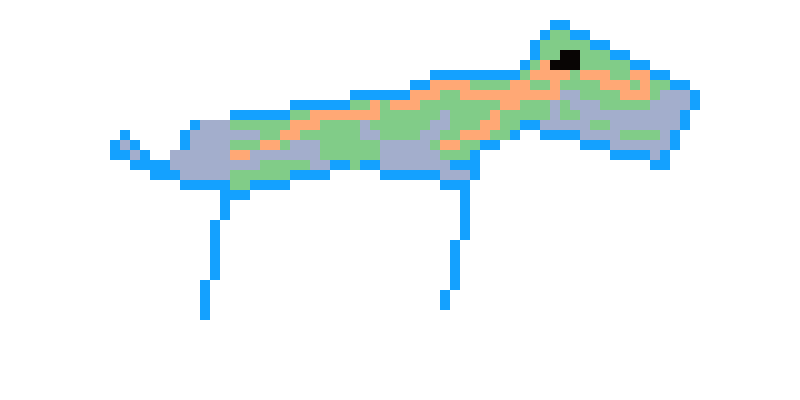 [5aef29] pixelart Dog 
