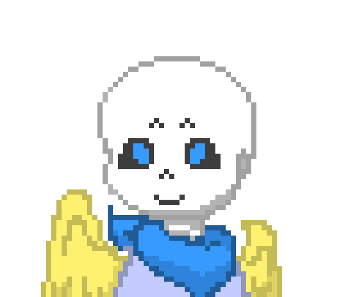 [b864cc] I honestly really like your sprite! I wouldn't change it at all(Hnn- I am a sucker for a good papyrus sprite- he's hard as heck to draw)  - Ray