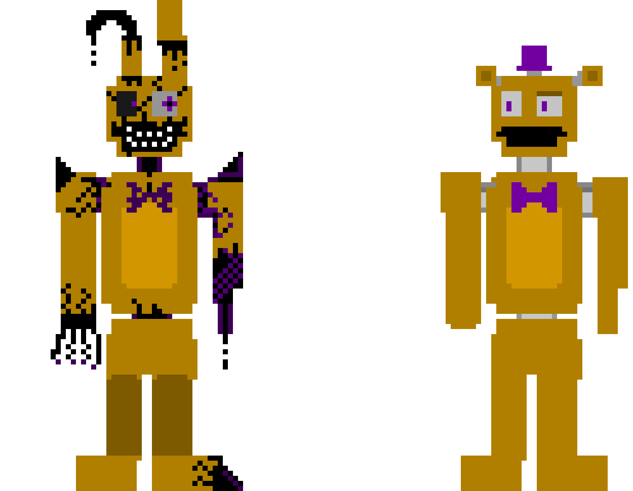 [8888ea] spring bonnie and fredbear