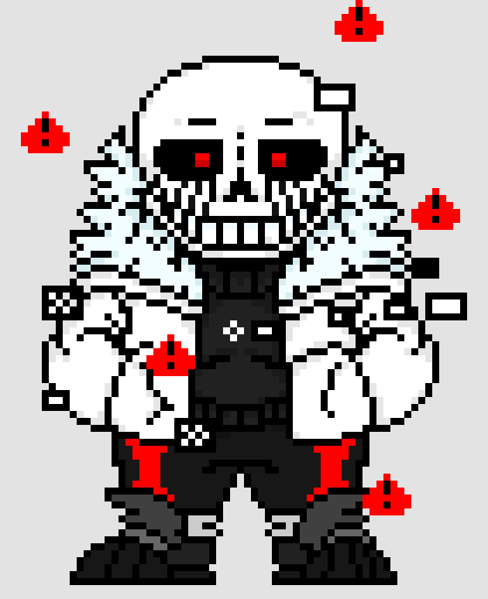 [fedf74] *the corruption fades away and there stands Alpha Corruption Sans*