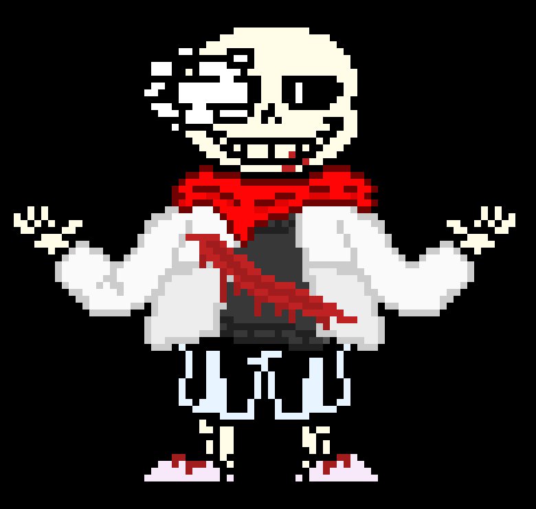 [7456f1] *puts gun at the green sans head*
