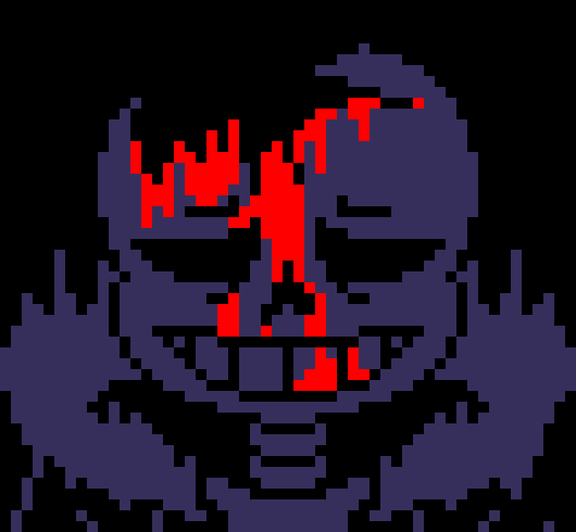 [7ce906] *(Demented walked off, slowly.) -HorrorTale Sans