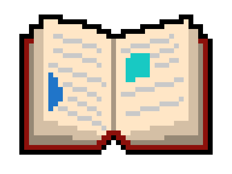 open book w outline