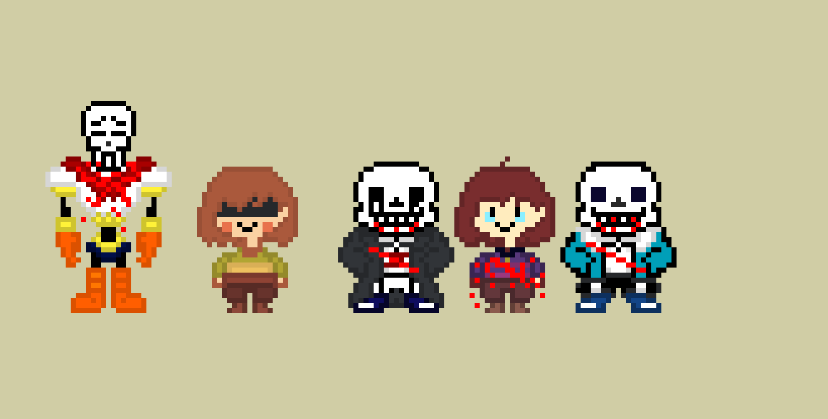 [2bb340] UnderChance PixelArt-The Genocide Part 3