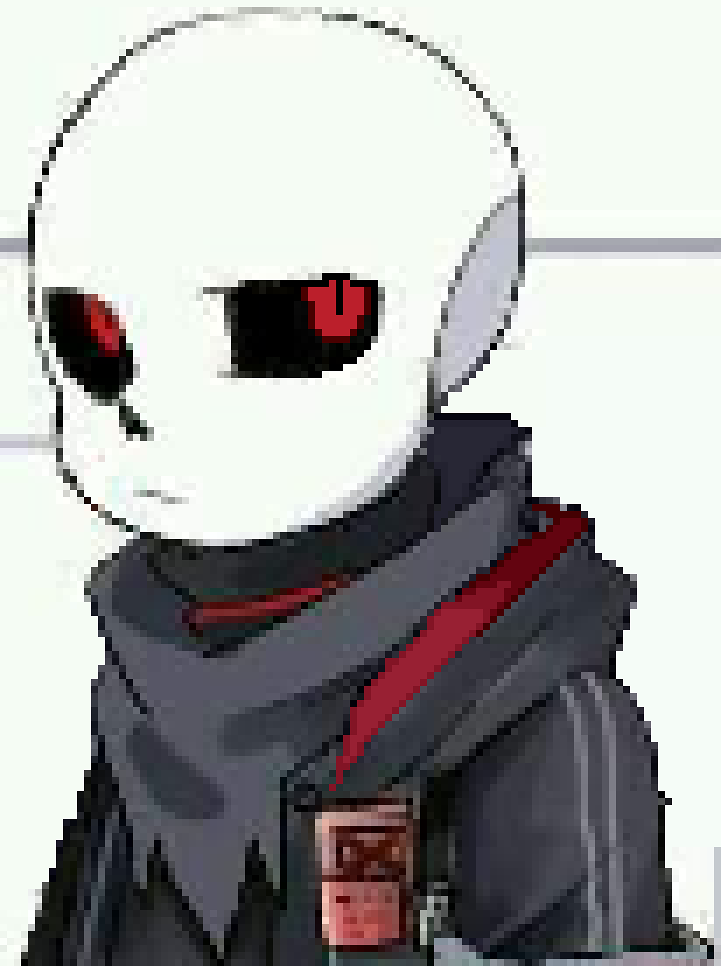 [b63bdb] *grabs his gun but flinches when Terror steps on his hand*