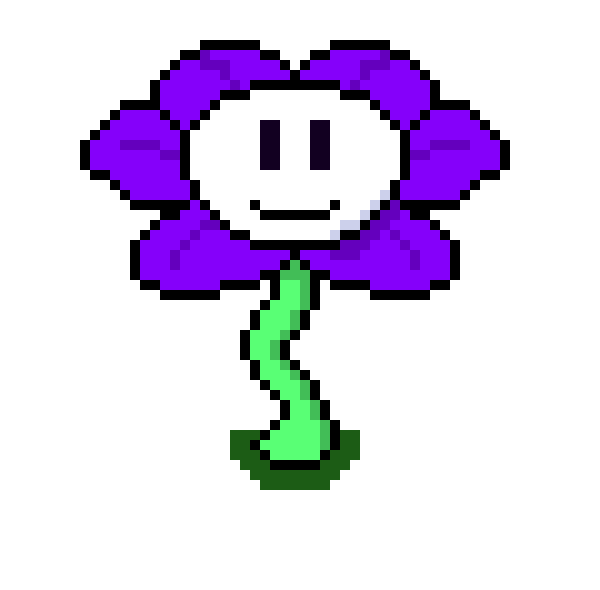 Flowey Sprite (Purple)