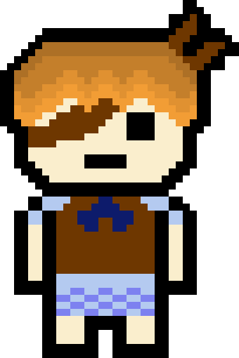 [61c3a2] danganronpa pixel sprite base big - Fune Chin
