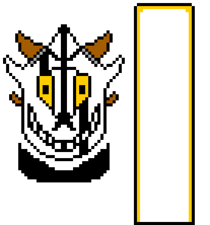 [30c8ea] My gaster blaster sprite