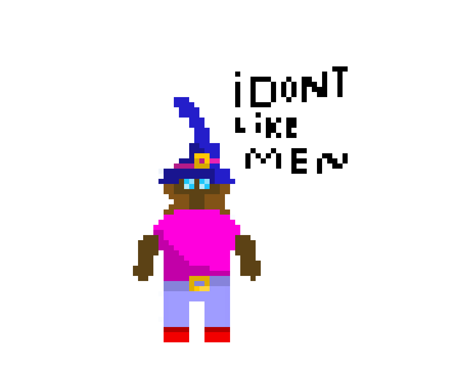 [03ee27] lil wiz(but he's a black lesbian)