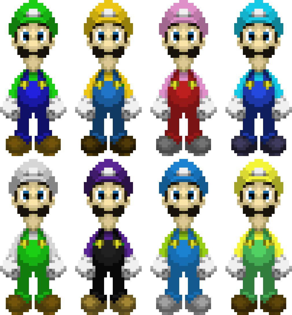 Super Smash Bros Ultimate - Luigi Costumes - APL