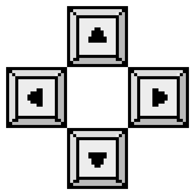 [8f6840] Arrow Keys Square
