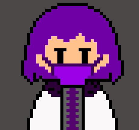 [3354ce] -He goes back into his lab like he is expecting someone.-